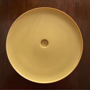 Vintage Tupperware Harvest Gold Dip-N-Serve 14” Tray Large Serving Platter